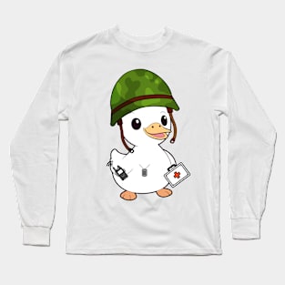 First aid military duck Long Sleeve T-Shirt